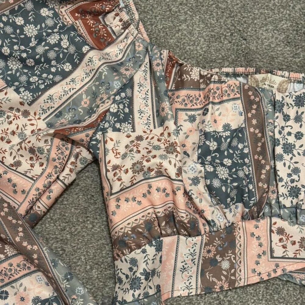 NWOT Altar'd State Patchwork Cottagecore Floral B… - image 6